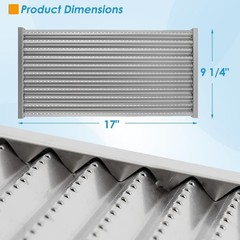 Durable 17″ Emitter Set for Charbroil Grills – Stainless Steel Replacement Parts