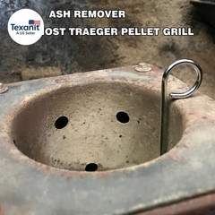 Ash Remover for Pellet Grill Burn Pot, Compatible with Most of Traeger Pit Boss