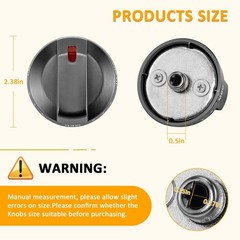 DG64-00473B Compatible for Samsung Oven Knobs Replacements NX58M6850SG NX58H5…