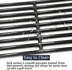 Porcelain Cast Iron Grill Grates for Chargriller – 19-3/4″ x 27″, 4-Pack