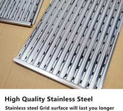 17 1/8″ Stainless Steel Tru-Infrared Emitter Grates G362-2100-W1 Grill Replaceme