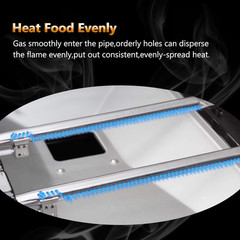 Piezas Nexgrill 5Pzs Tubos Quemador y Protectores de Llama para Parrillas