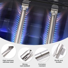 Versatile Nexgrill Replacement Parts – Heat Shields, Burners & Igniters Included