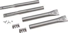 CHAR-BROIL Universal 2 Pack Adjustable Stainless Steel Tube Burner Set of 3 Kits