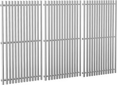 SUS304 9MM Grill Grates for Weber Genesis II E-410/E-415/E-435, Grill Parts….