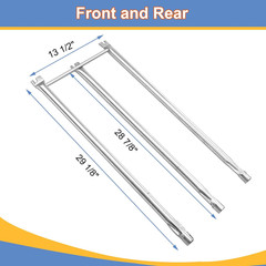 7506 Stainless Steel Burner Tube Set for Weber Genesis 1000 to 5500, Genesis