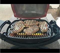 Grill Grates Burners Kit for Weber Q200 Q220 Q2000 Q2200 396000 396001 566002