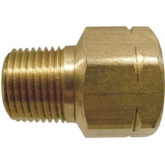 MEC ME286 F. POL x 1/2″ MPT Brass Single Piece Propane Adapter