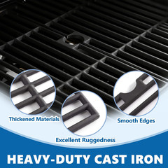 Pro 22 Grates for Traeger Pro 22 Pro 575 HDW433 HDW195 Accessories, Cast Iron Gr