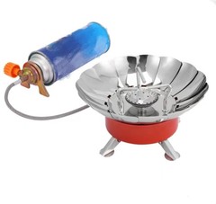Outdoor Camping Stove Portable Stainless Steel Wind Resistant Compact Cooker