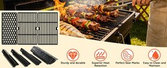 Grill Replacement Parts for Dyna-Glo 4 Burner DGH450CRP DGH451CRP, Set of 4