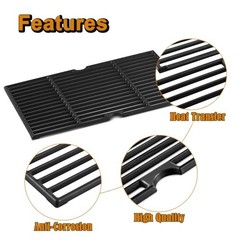 Cast Iron Grill Grate Replacement 2 Burner 18 Inch Enamel Gas Grill Grates