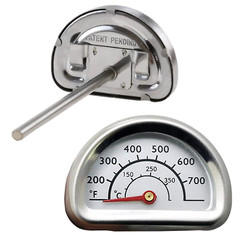 Grill Thermometer Heat Indicator Gauge for Charbroil Char-Broil Thermos Kenmore
