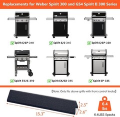Weber Flavorizer Bars 5-Pack 15.3″ Stainless Steel Spirit 300 GS4 II E310 7636