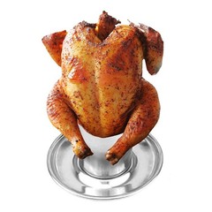 Master the Art of For Grilling and Roasting with Beer Can Chicken Holder
