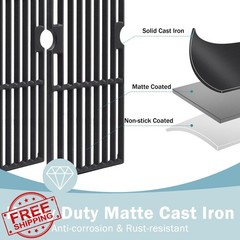 Criditpid 18”x34.25” Grill Grates 4pk