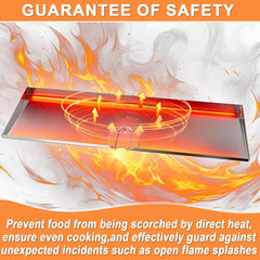 62765 Cooking Box Heat Shield for Weber Genesis 330 Grill Parts SER Genesis E330