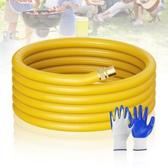 CSST Gas Line 70Ft 1/2”, Professional Underground Flexible Gas Line with 2 B…
