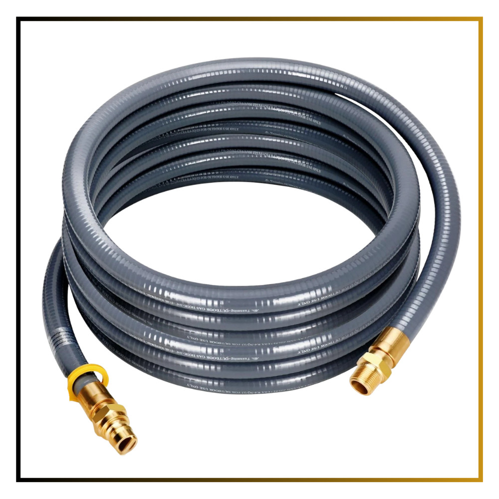 30FT 3/4″ Natural Gas Hose with Quick Connect NG/LP for Grill Heater & Generator