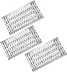 18 5/8″ Stainless Steel Grill Heat Plates Shield Flame Tamer Ceramic Rod Complet