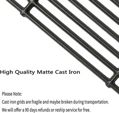 NEW 4-Pack Cast Iron Cooking Grates Fits Chargriller C6505A 19-3/4″