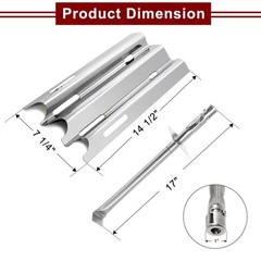 Grill Parts for Vermont Castings CF9030 Jenn Air JA460 Burner Heat Plate