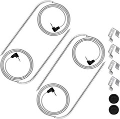 4-Pack Meat Probes Compatible with Masterbuilt Gravity Series 560/800/1050, with