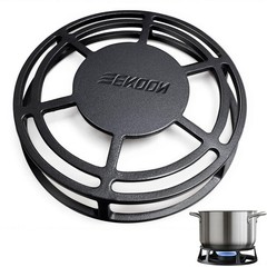 9.4″ Cast Iron Heat Diffuser for Gas Stove – Flame Tamer Simmer Plate, Even Heat