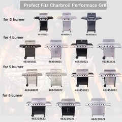 Grill Replacements for Charbroil Performance 5 Burner Igniter Heat Plate