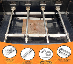 Grill Replacement Parts Kit 16.97″-For Charbroil Performance 5 Burner, 1