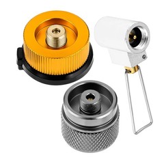 PETCHOR 3PCS Camping Stove Gas Refill Adapter Set, Propane Isobutane Butane…