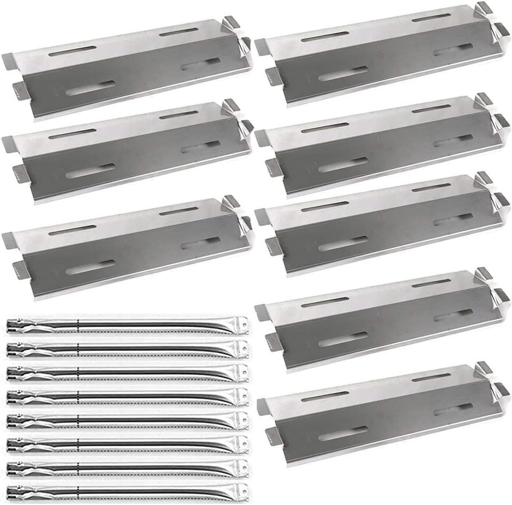 17 1/8″ Heat Plates 8 Gas Burners Replacement for Bakers Chefs BBQ Grill Parts