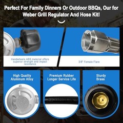 For Weber Hose and Regulator kit, for 25 in for Weber Genesis/Summit/Spirit