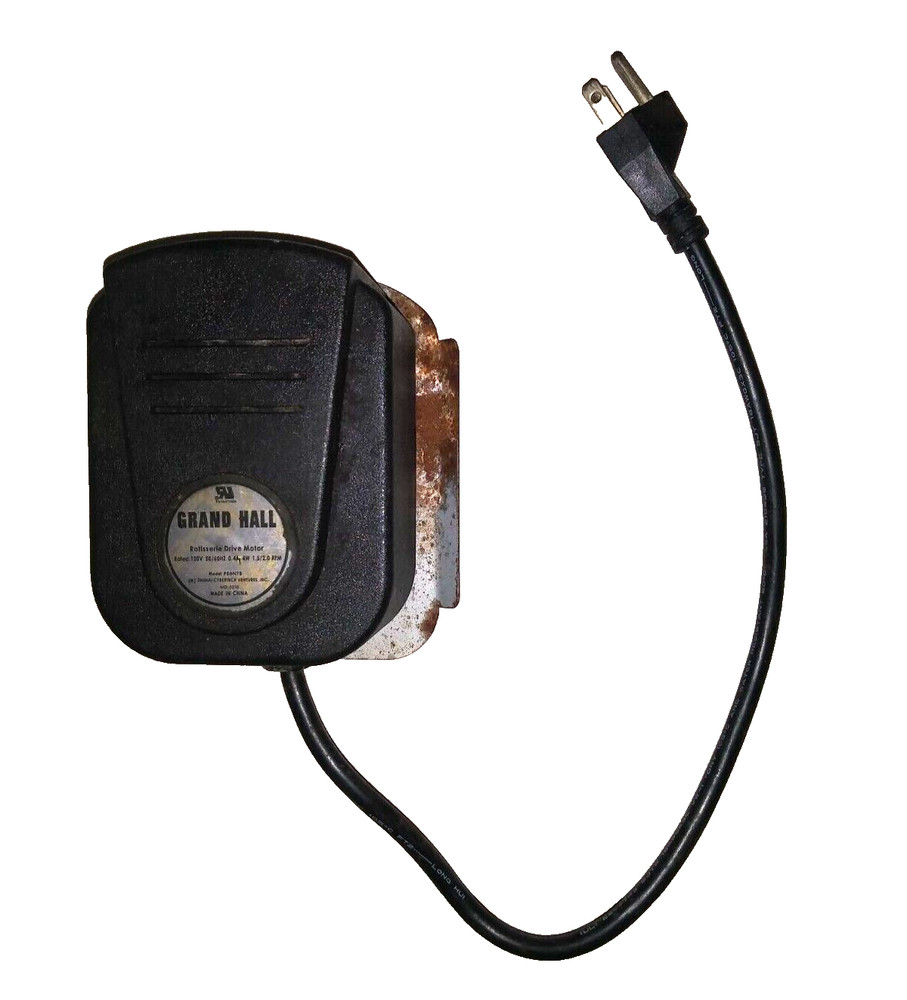 Grand Hall Rotisserie Drive Motor BBQ Rotisserie Part # P80N7B 120V 60Hz