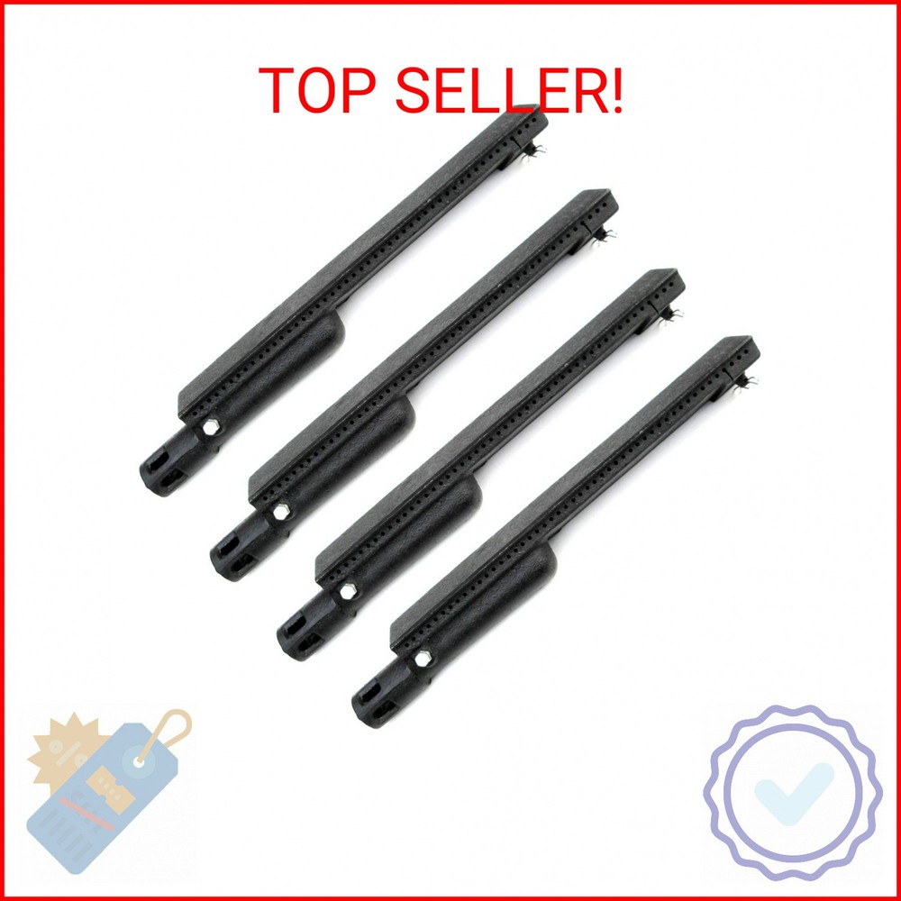 Direct store Parts DB101 4-Pack 15 13/16 Inch Cast Iron Burner Tube Kit Gas Gril