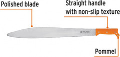 22-Inch Acapulco-Style Machete (Model 15871 / T-905-22P) | Polished Carbon Steel