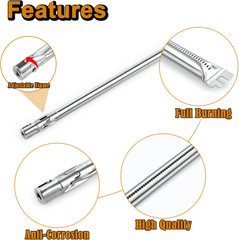 Flavorizer Bars Burner Tube Heat Deflectors Replacement for Weber Genesis 300