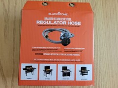 Blackstone 5154 Propane Stainless Steel Braided Hose & Regulator for 20lb Tank