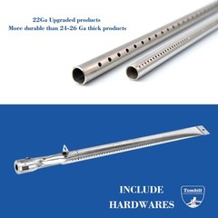 Replacement Burner Tube Fits Char Griller 5050/5650/3008 Stainless Steel BBQ