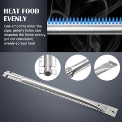 High-Quality Oklahoma Joe Grill Parts: Heat Tent, Burner, and Crossover Tube Set