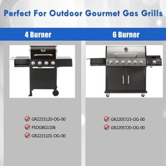 GR2205723-OG-00 Grill Grates Replacement Parts for Outdoor Gourmet 6 Burner G.