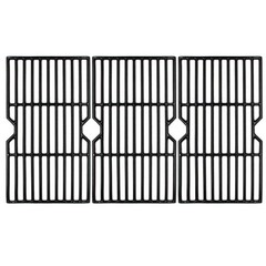 Hongso 16 15/16″ Porcelain Coated Cast Iron Grill Grates Replacement 4 Charbroil