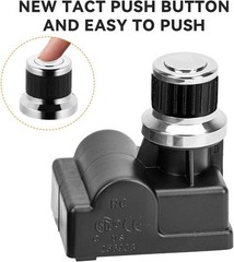 6-Outlets Universal Spark Igniter Switch for Grill Replacement, Chrome