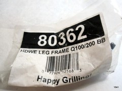 Weber OEM Leg Frame Hardware 80362