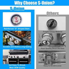 Weber Summit Grill Knobs 91538 Replacement 2pk
