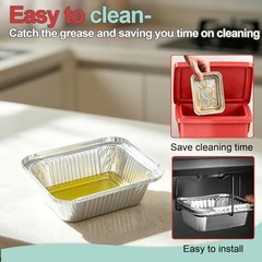 62007 Grill Grease Tray Liners for Napoleon Grill Silver-for Napoleon