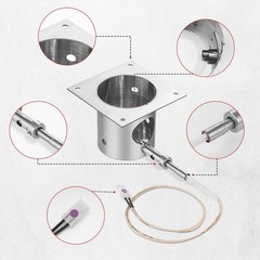 Fire Pot and Hot Rod Ignitor Kit Replacement Parts for Traeger and Pit Boss W…