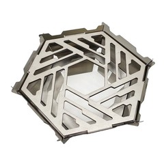 Camping Stove Windshield Hollow Flame Observation Lightweight And Compact