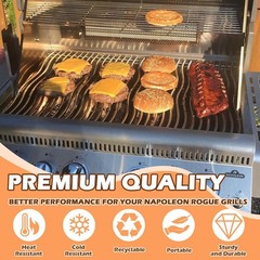 Napoleon Rogue Series BBQ Heat Plates 4 Pack Stainless