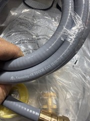 Natural Gas Conversion Kit 12ft 1/2” Quick Connect Hose CSA Certified + 6 Burner